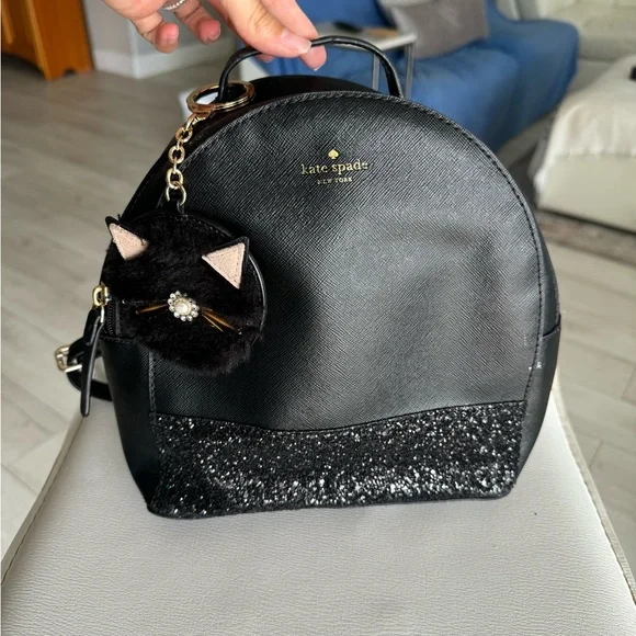 kate spade | Bags | Kate Spade Black Backpack Sleek Design  display picture 3